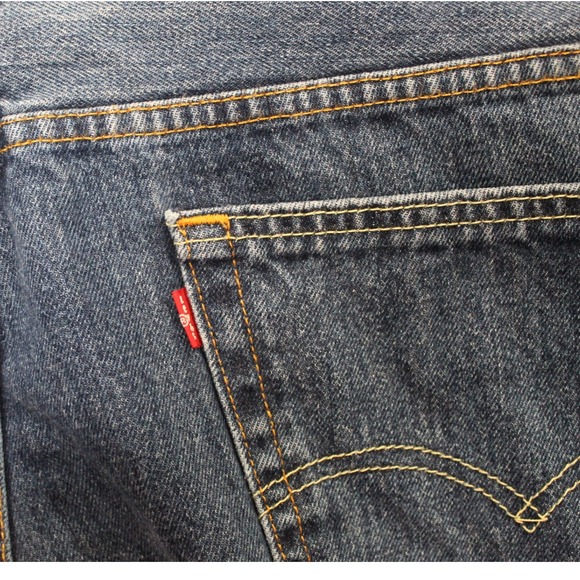 Levi‎ Strauss 560 Jeans Mens W44 L29 Blue Denim Loose Fit Pants - Picture 11 of 15